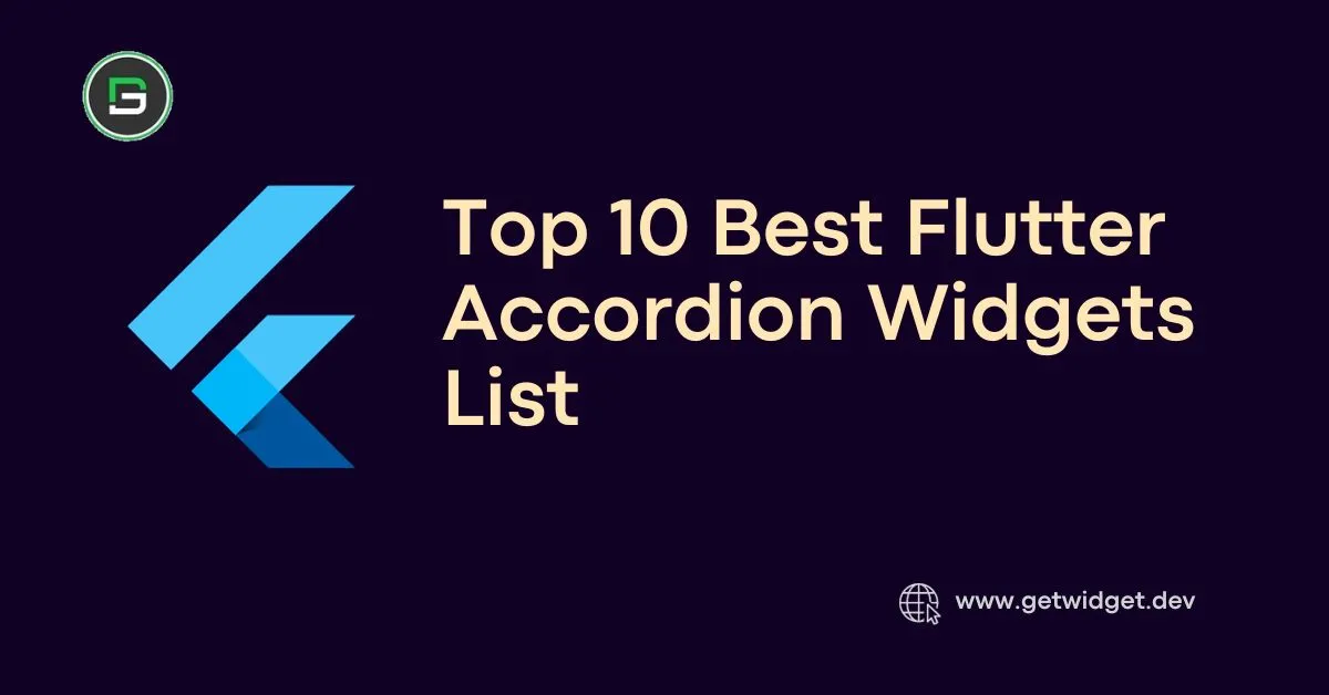 Flutter Accordion Widgets