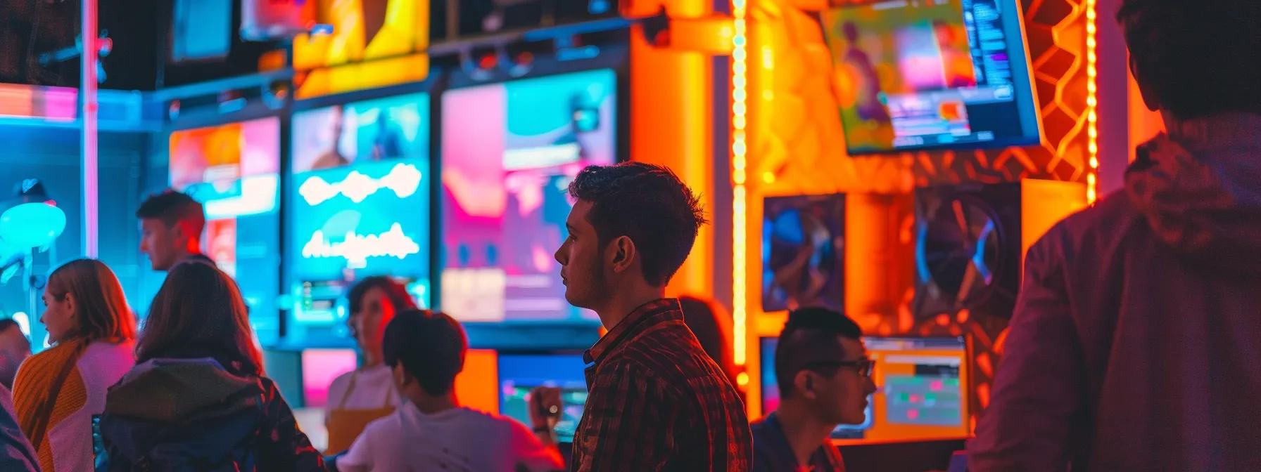 a diverse group of developers engaged in a lively discussion, reflecting shared values and enthusiasm for the project, in a colorful and vibrant workspace. a diverse group of developers engaged in a lively discussion, reflecting shared values and enthusiasm for the project, in a colorful and vibrant workspace.