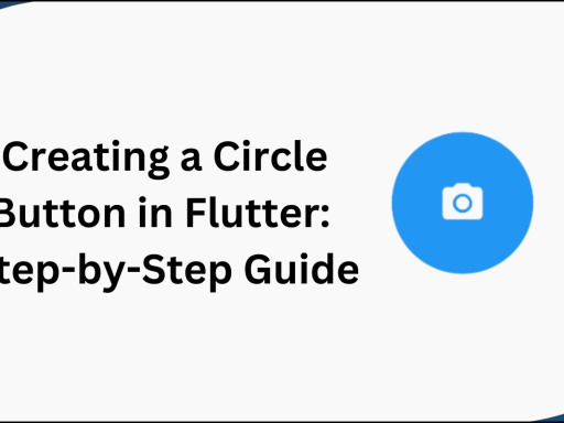 Implement Circle Button in Flutter