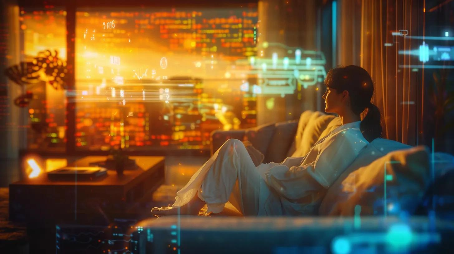 a serene digital landscape illustrating a user seamlessly transitioning from a familiar chat interface to a vibrant, secure privacy-centric app, bathed in soft, warm light that symbolizes enhanced security and peace of mind.