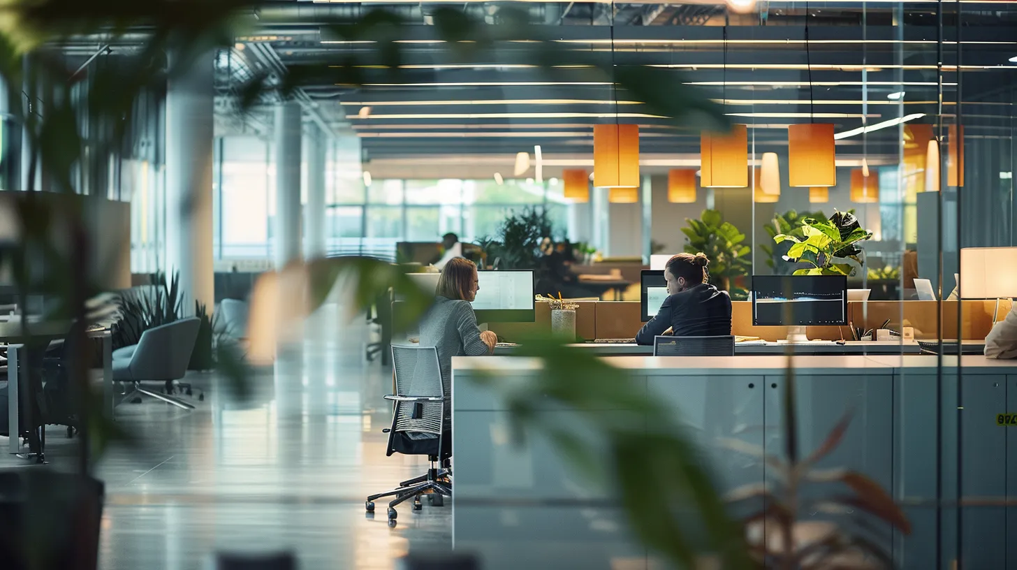 a sleek, modern office workspace illuminated by soft natural light, showcasing a dynamic web development team collaborating over elegant digital interfaces, symbolizing the sophistication and potential of white label web solutions. Common Misconceptions About White Label Web Development